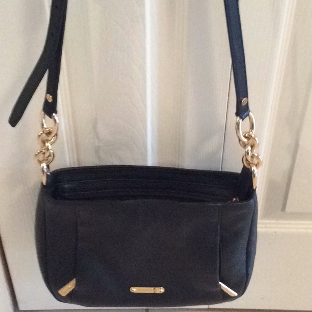 Michael Kors black pebble leather bag